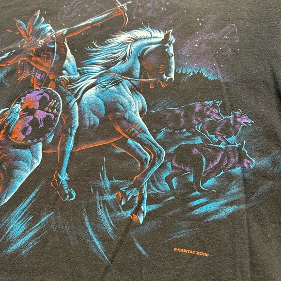 Vintage Indian Double Sided T-Shirt - Picture 4 of 12